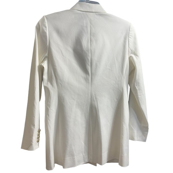Derek Lam NWT 10 Crosby Walter Double Breasted‎ Jacket, Soft White Size 6 - Picture 4 of 10
